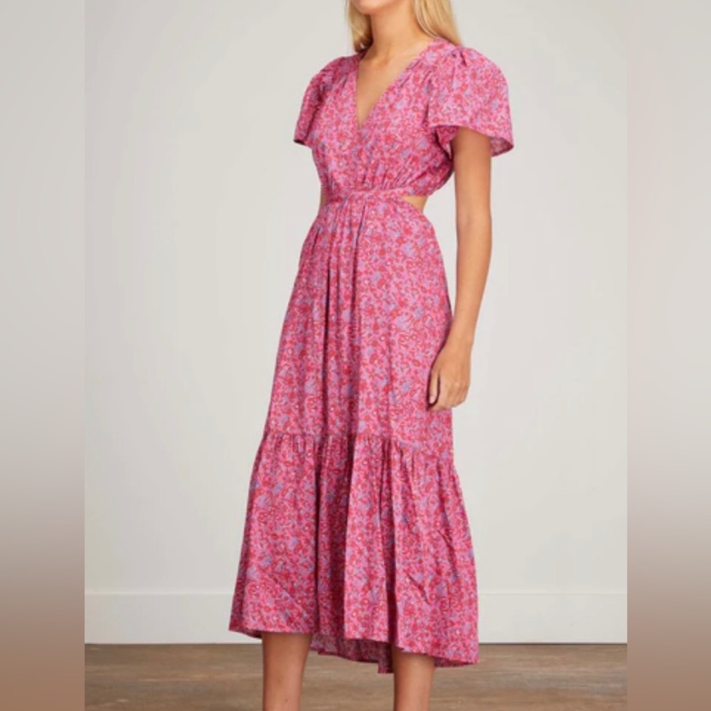 XIRENA Gabrielle Dress in Pink Flora